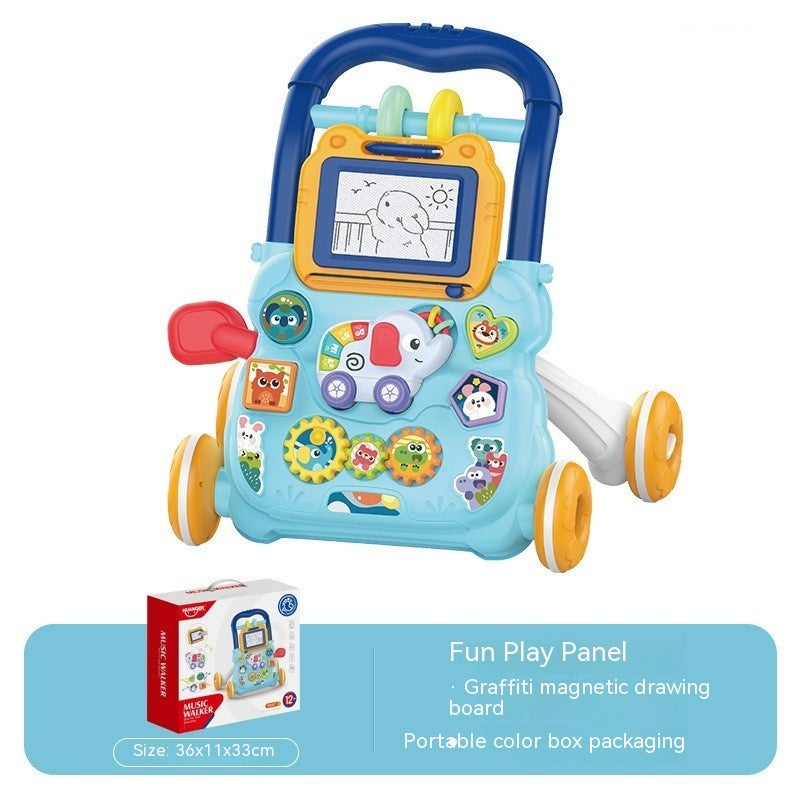3-in-1 Interactive Baby Walker & Activity Center