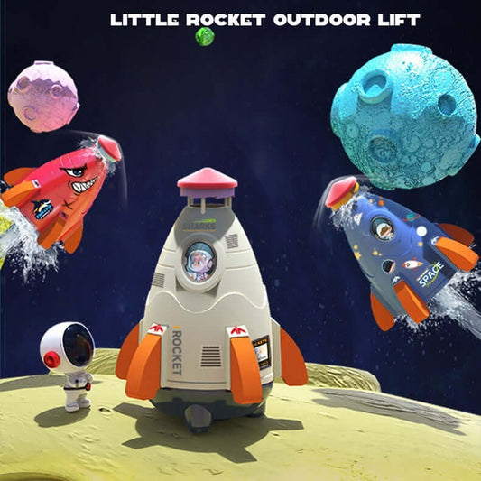 Arroseur rotatif fusée spatiale pour enfants 