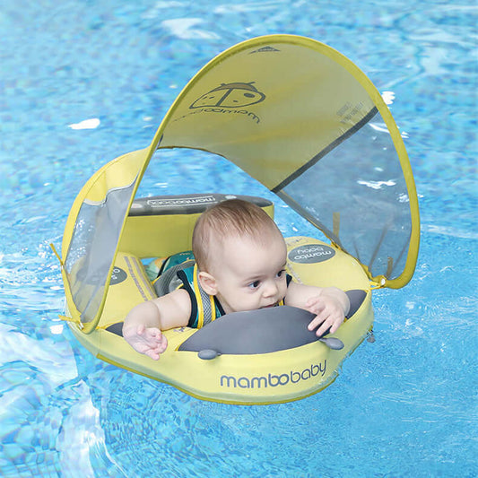 Bouée de natation pour nourrissons et tout-petits, crème solaire et pare-soleil 