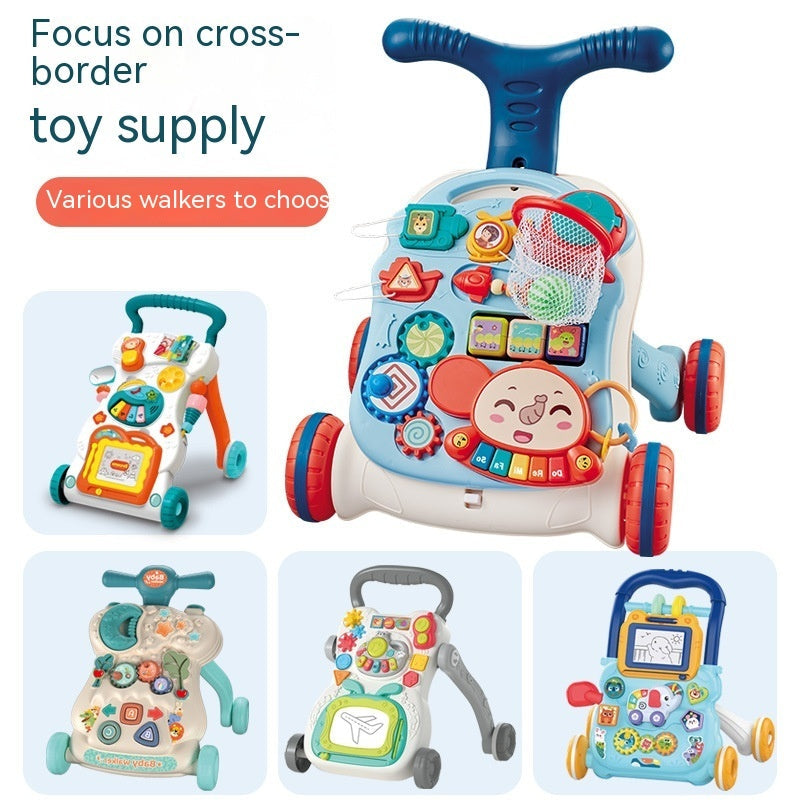 3-in-1 Interactive Baby Walker & Activity Center